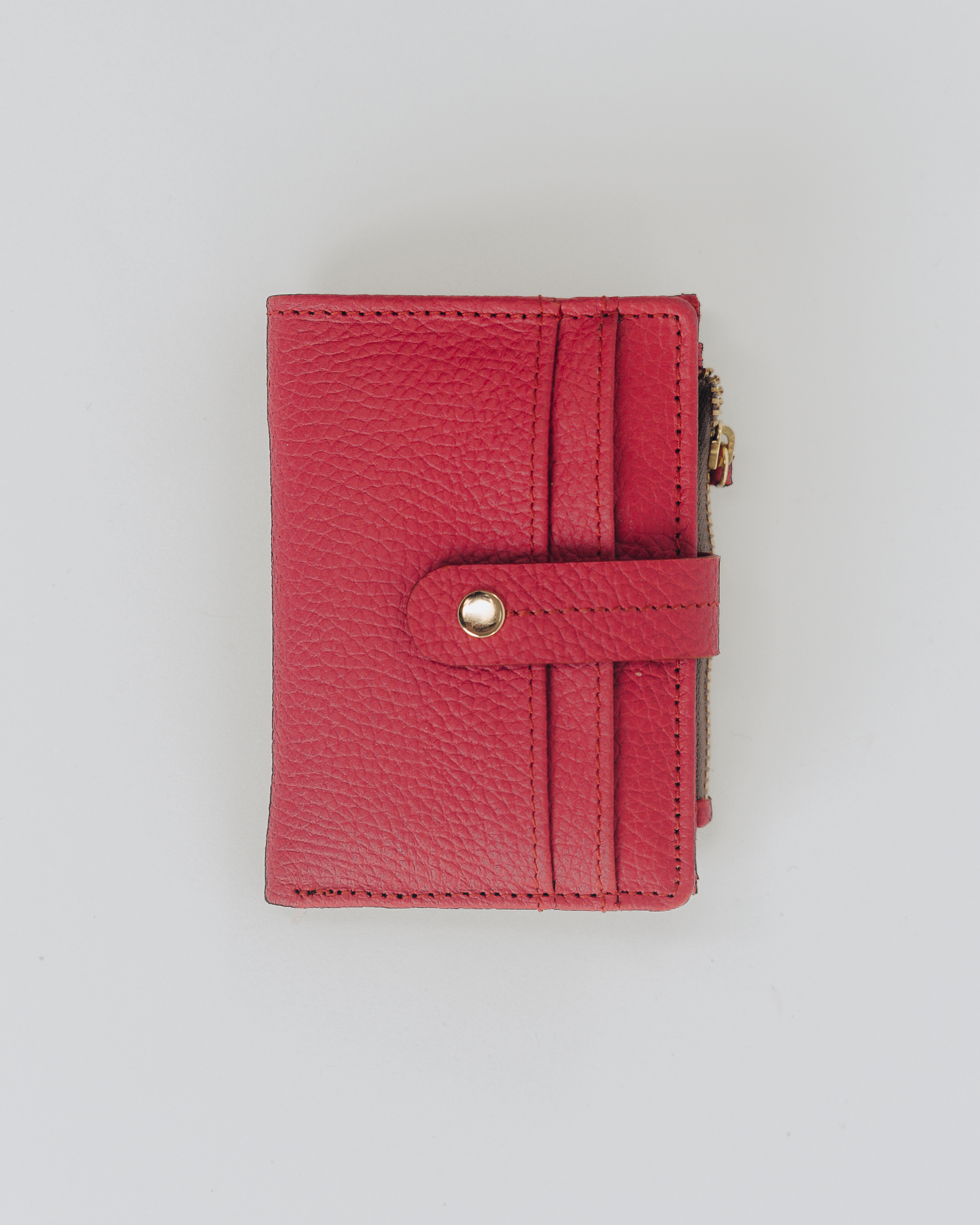 Radiant orchid bifold wallet front view