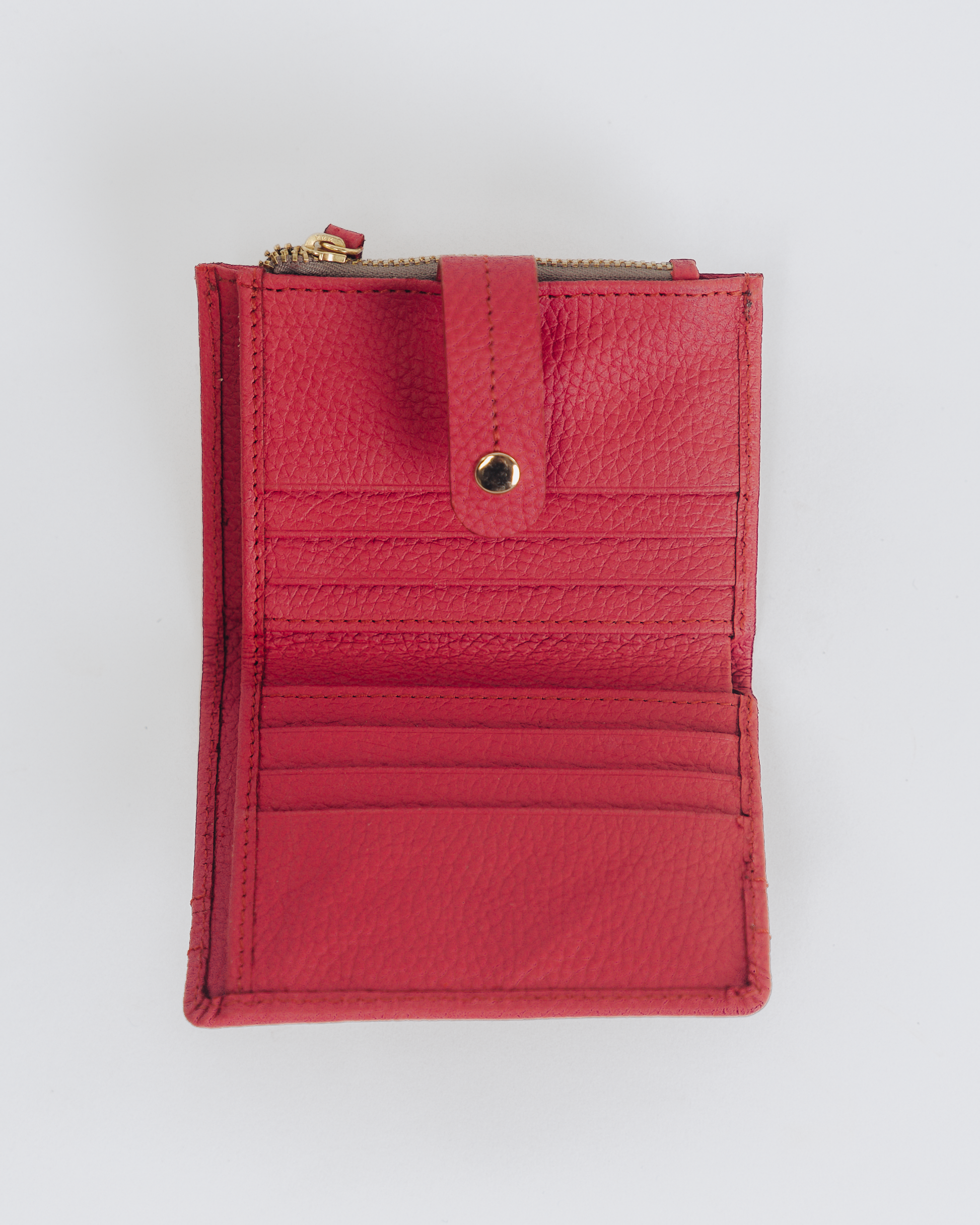 Radiant Orchid Bifold wallet interior showing card slots