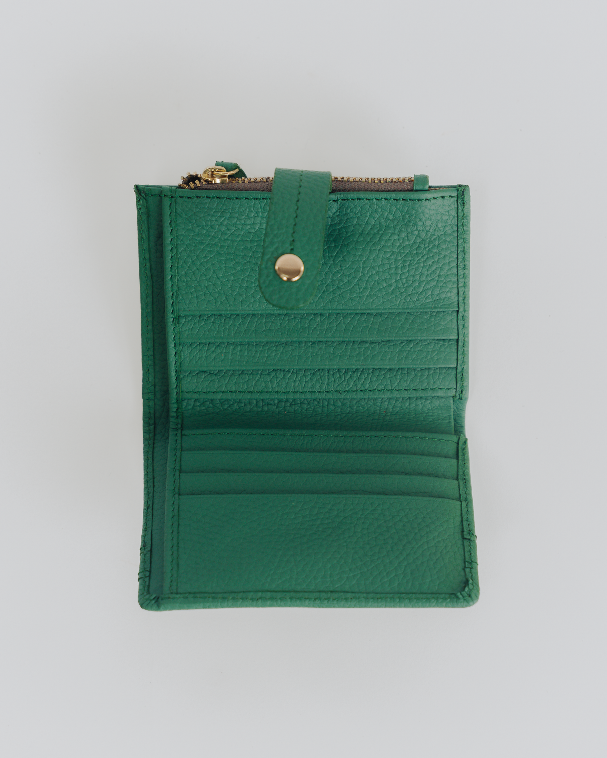 Bifold wallet interior showing card slots