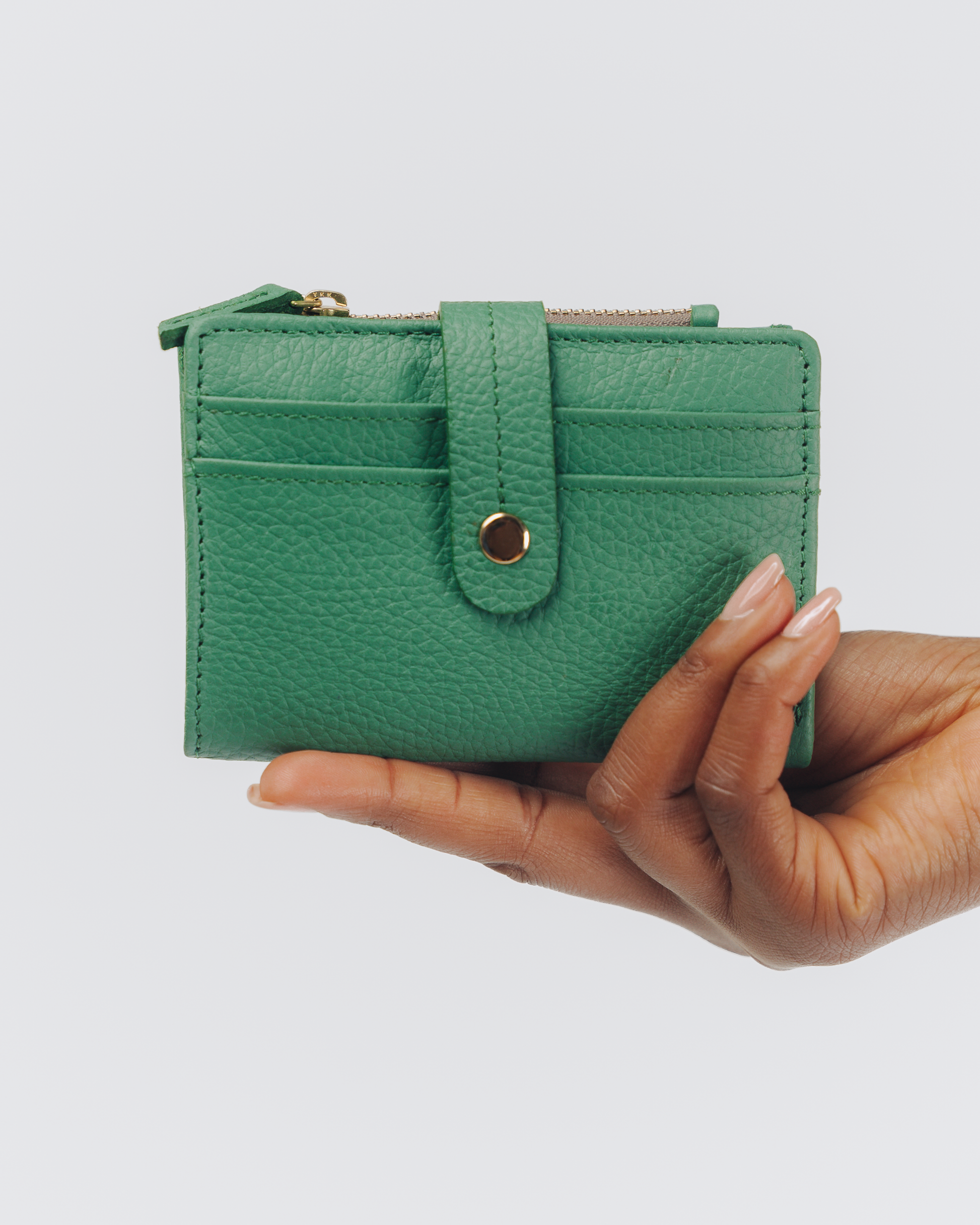 Ultra Marine,  compact bifold wallet front detail
