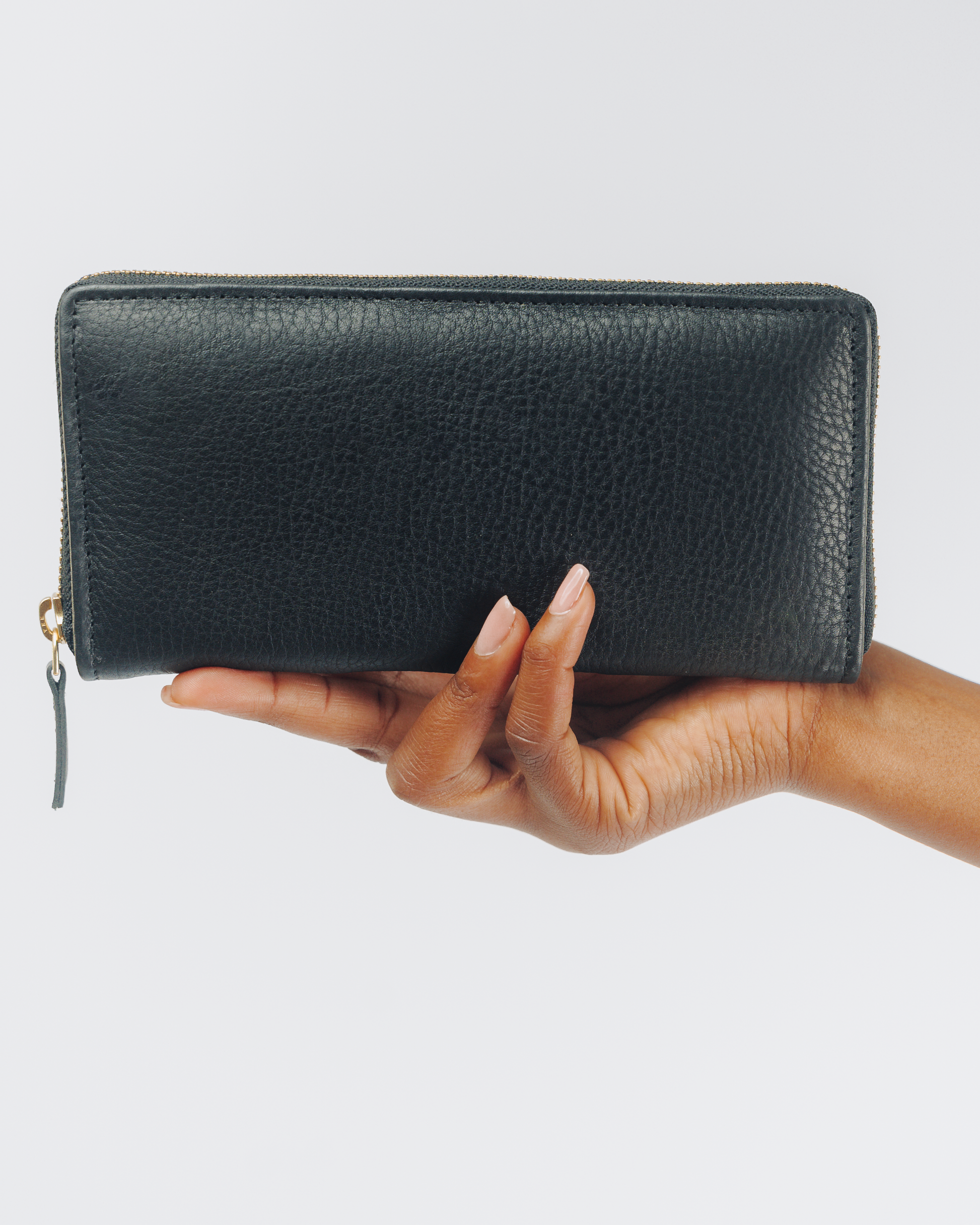 Black leather wallet 