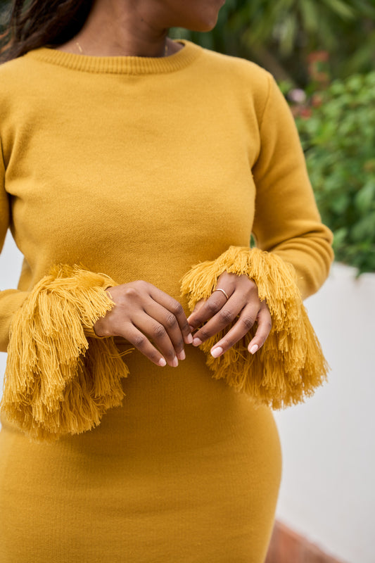 Nia Fringe Sweater