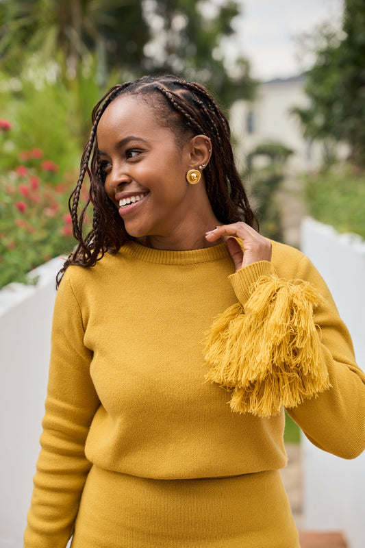 Nia Fringe Sweater